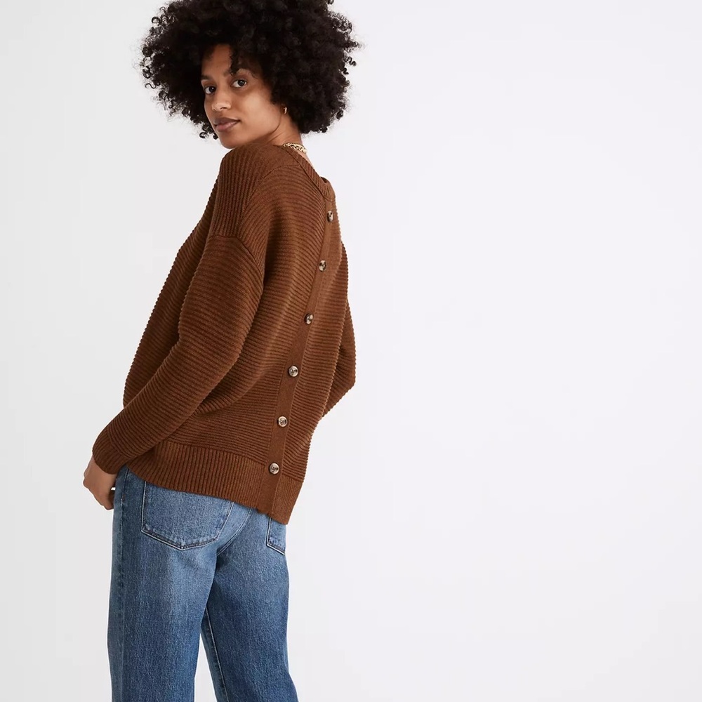 Madewell Button Back Sweater - image 6